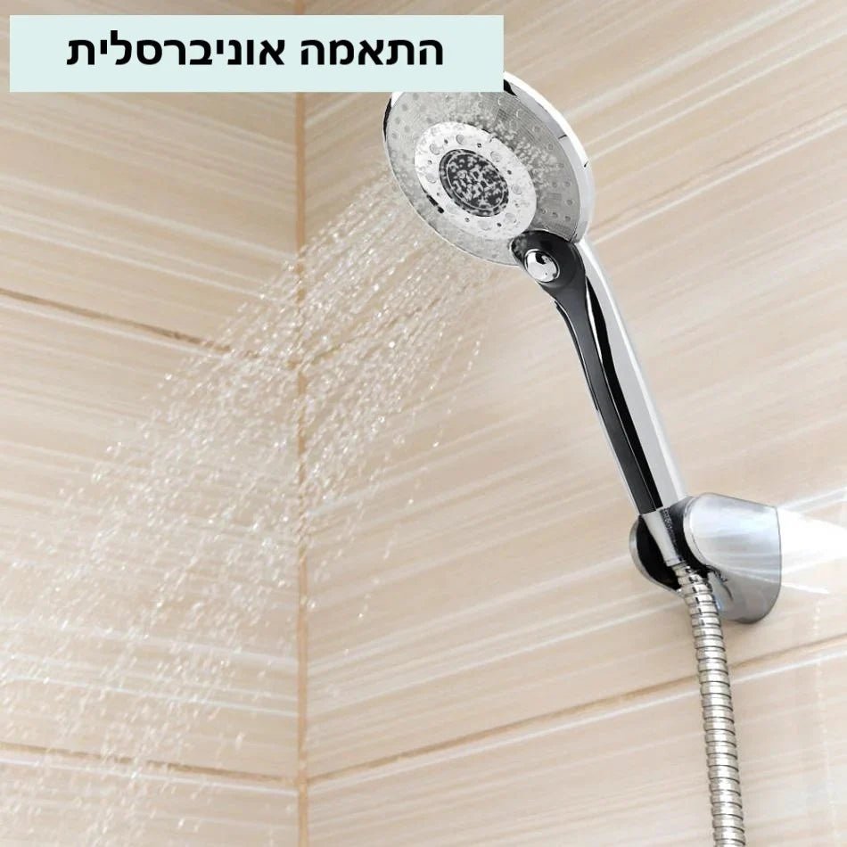 ראש חכם למקלחת עם תאורת לד לזיהוי טמפרטורה