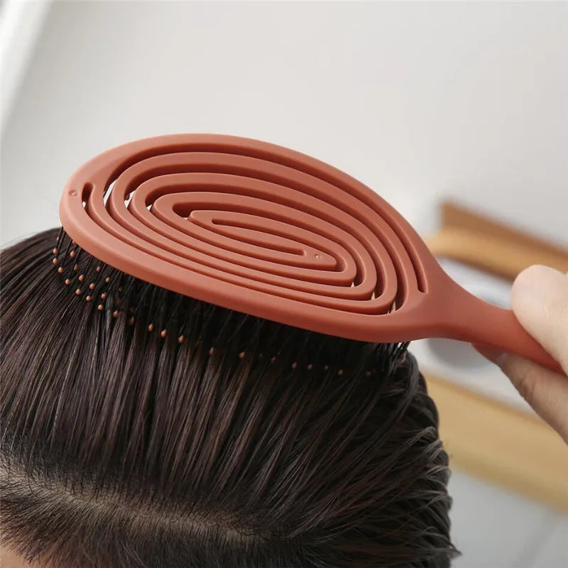 Youpin Xinzhi Relaxing Elastic Massage Comb Portable Hair Brush Massage Brush Magic Brushes Head Combs