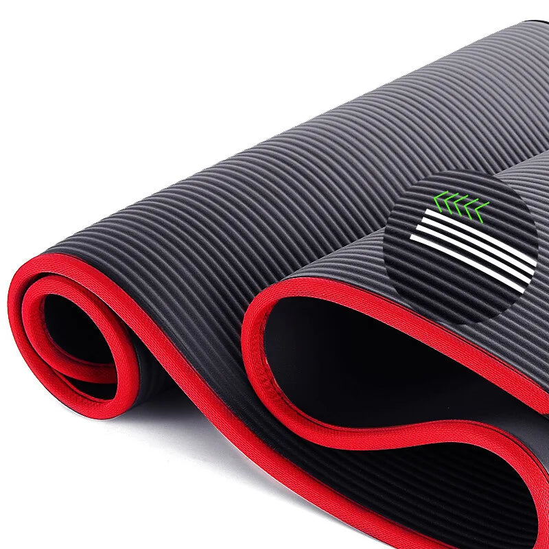 10Mm Yoga Mat Extra Thick 1830*610Mm NRB Non-Slip Pillow Mat for Men Women Fitness Tasteless Gym Exercise Pads Pilates Yoga Mat