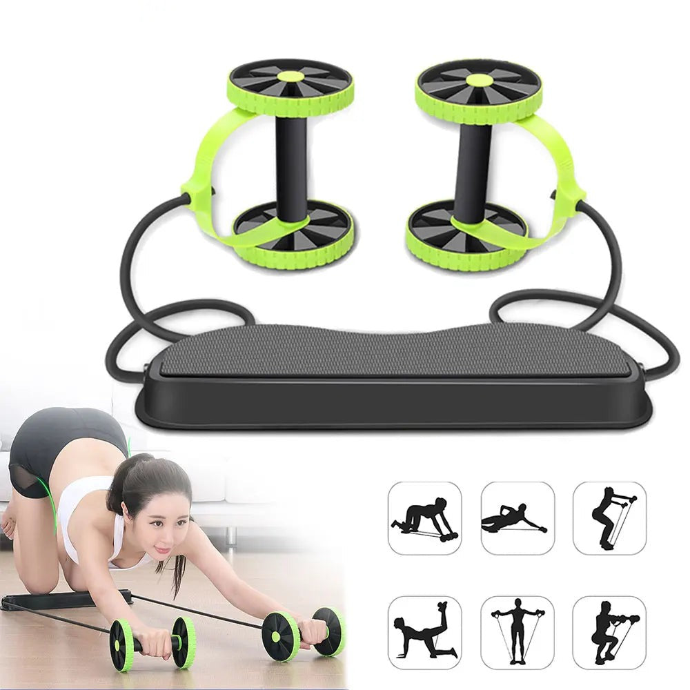 Ab Roller for Abs Workout Multifunctional Thicker Ab Roller Wheel Exercise Equipment Easy to Use Ab Roller Body Shaping for Gym