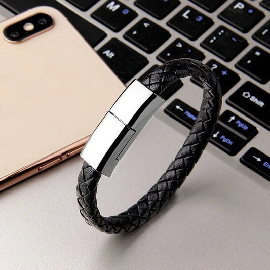 Bracelet USB Cable Portable Fast Charging USB Micro Type C Charger Cord for Iphone 13 12 11 15 Pro Max X Samsung Xiaomi Huawei