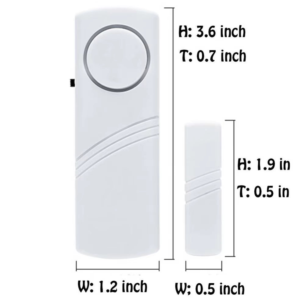 New Longer Door Window Wireless Burglar Alarm with Magnetic Sensor Home Safety Wireless Longer System Security Device Home