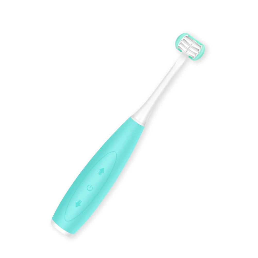 3D Side Sonic Electric Toothbrush Children Replacement Smart Ultrasonic Brush Heads Waterproof Timer USB Rechargeable Home