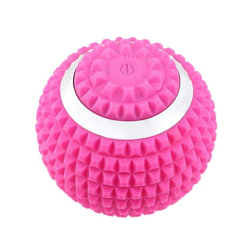 Electric Massage Ball Vibrating Sport Fitness Foot Pain Relief Plantar Faciities Reliever Gym Home Training Yoga Massager Ball